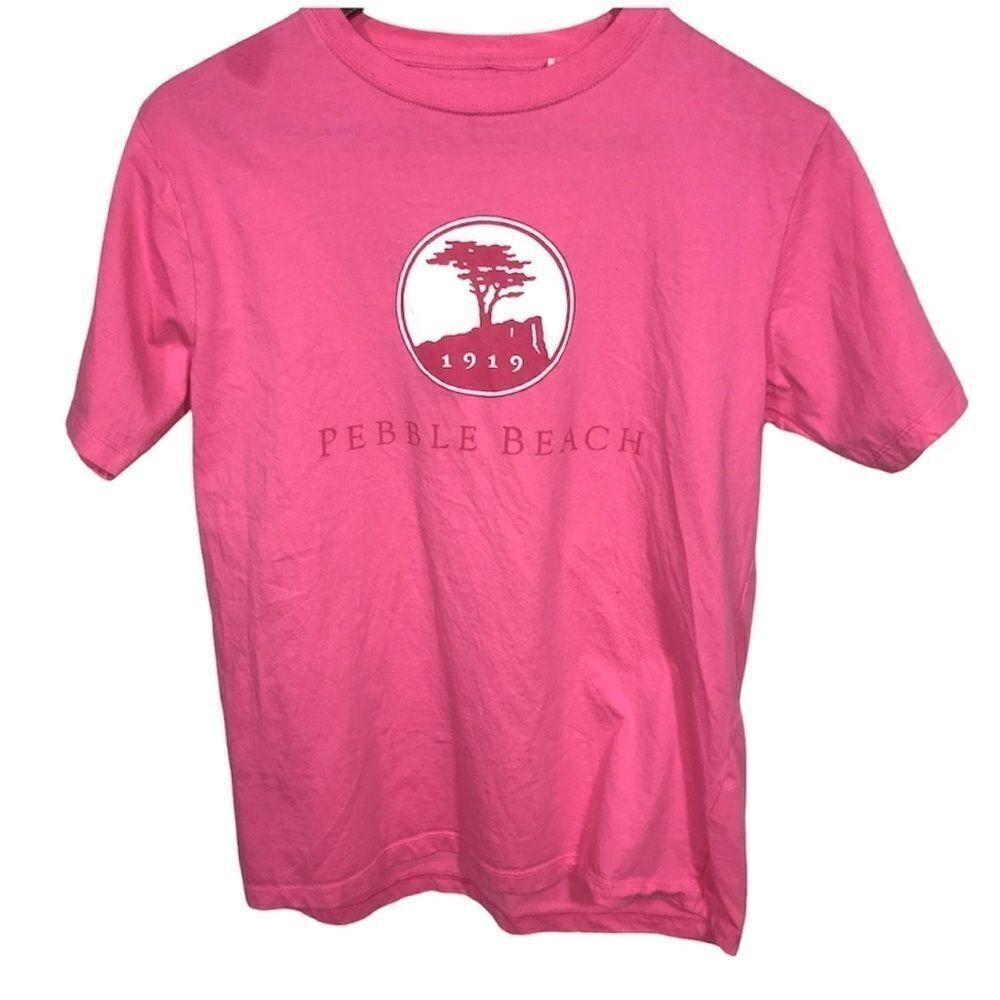 Pebble Beach California Pink T-Shirt